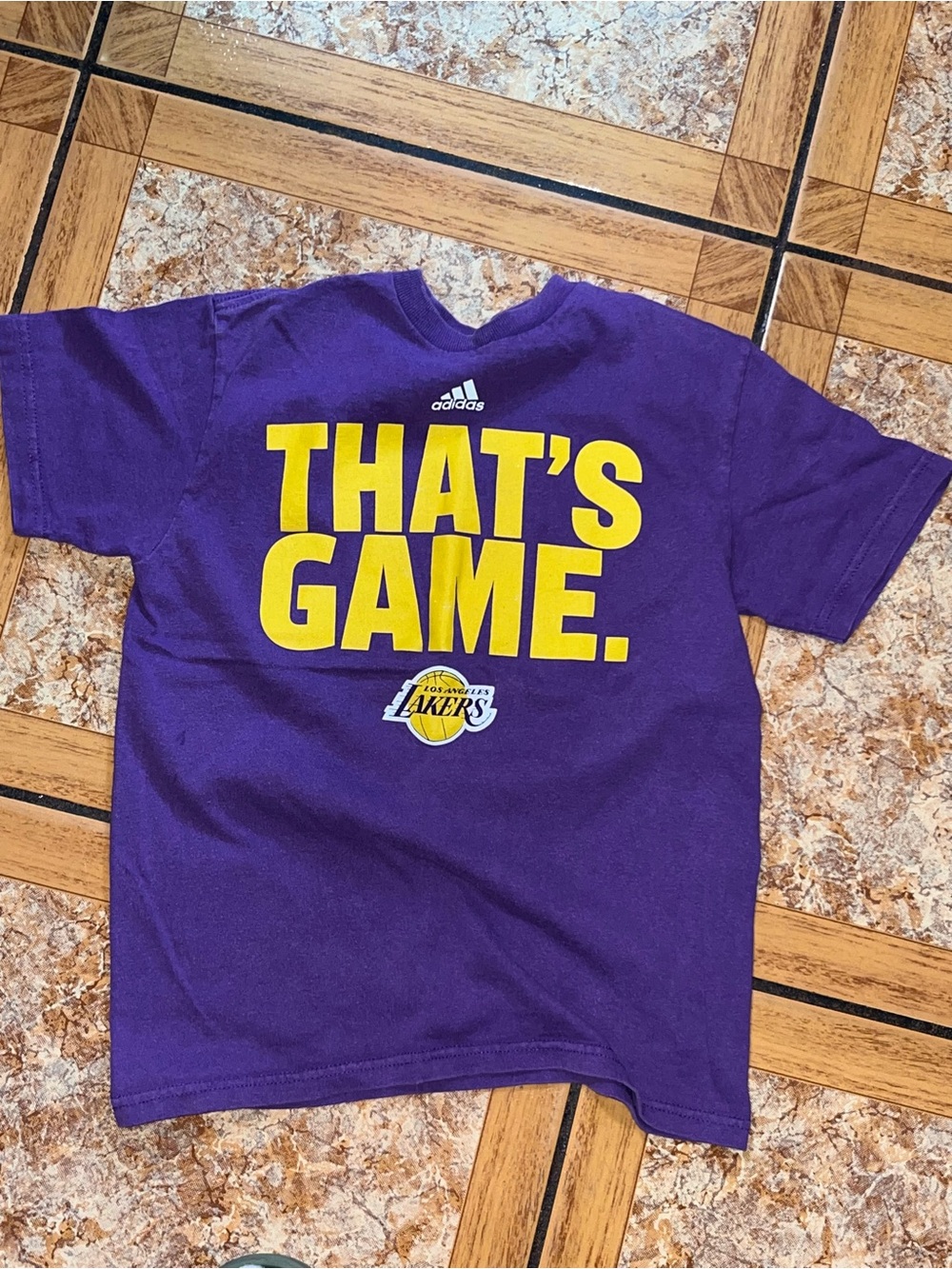 Adidas Vintage Boys Lakers Top